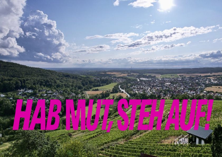 Hab Mut, steh auf! im PR Alzenau Hab Mut, steh auf! im PR Alzenau