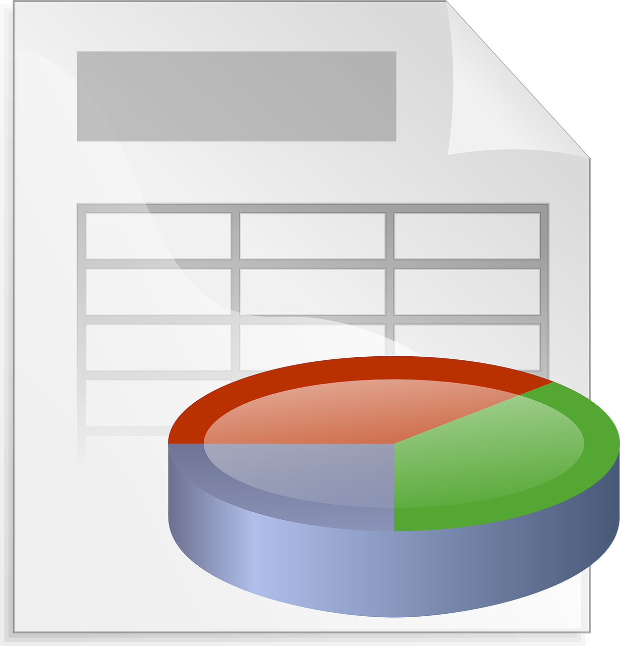Zählung der Gottesdienstbesucher spreadsheets
