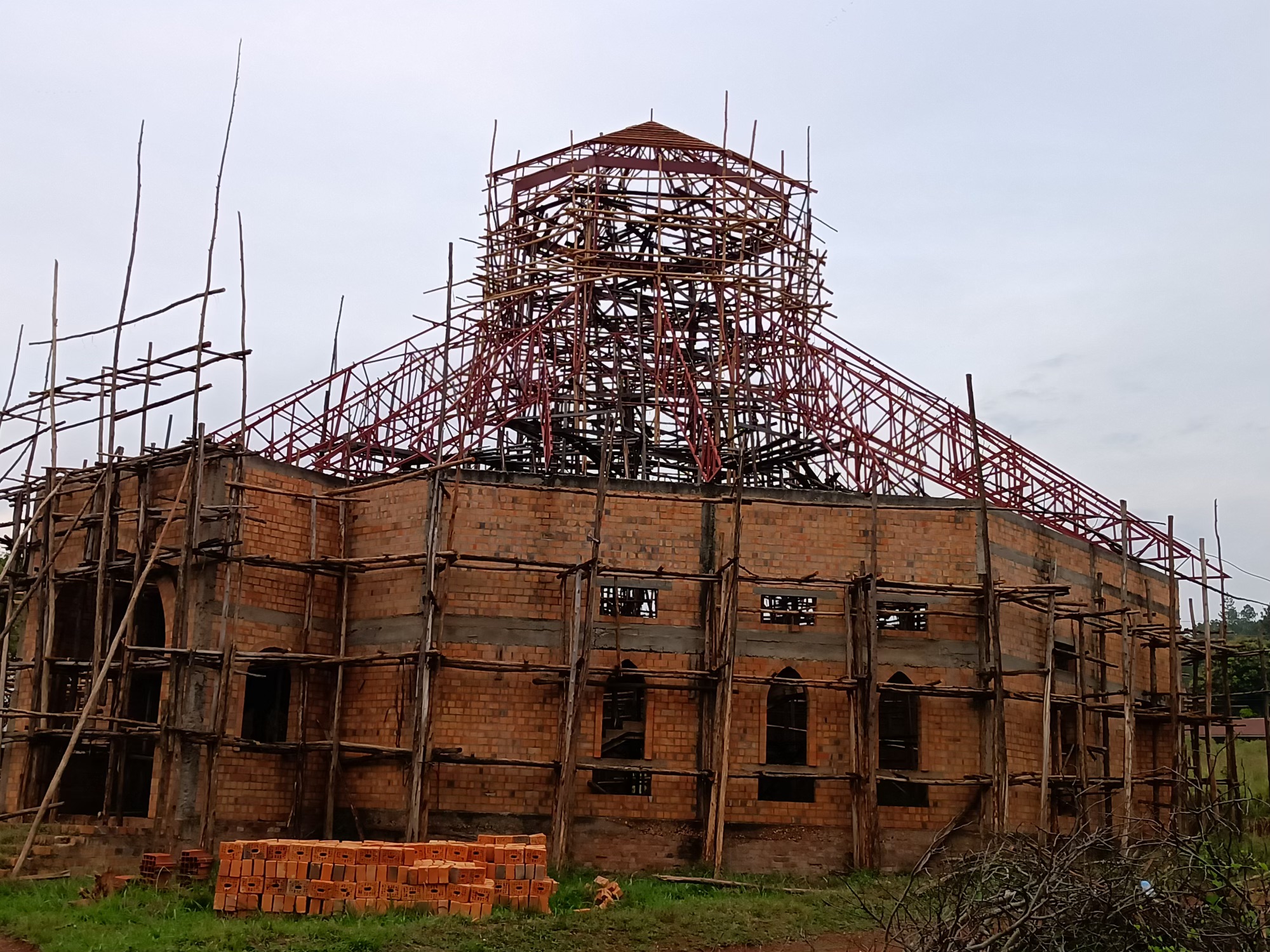 Kirchenneubau, Murro, Uganda