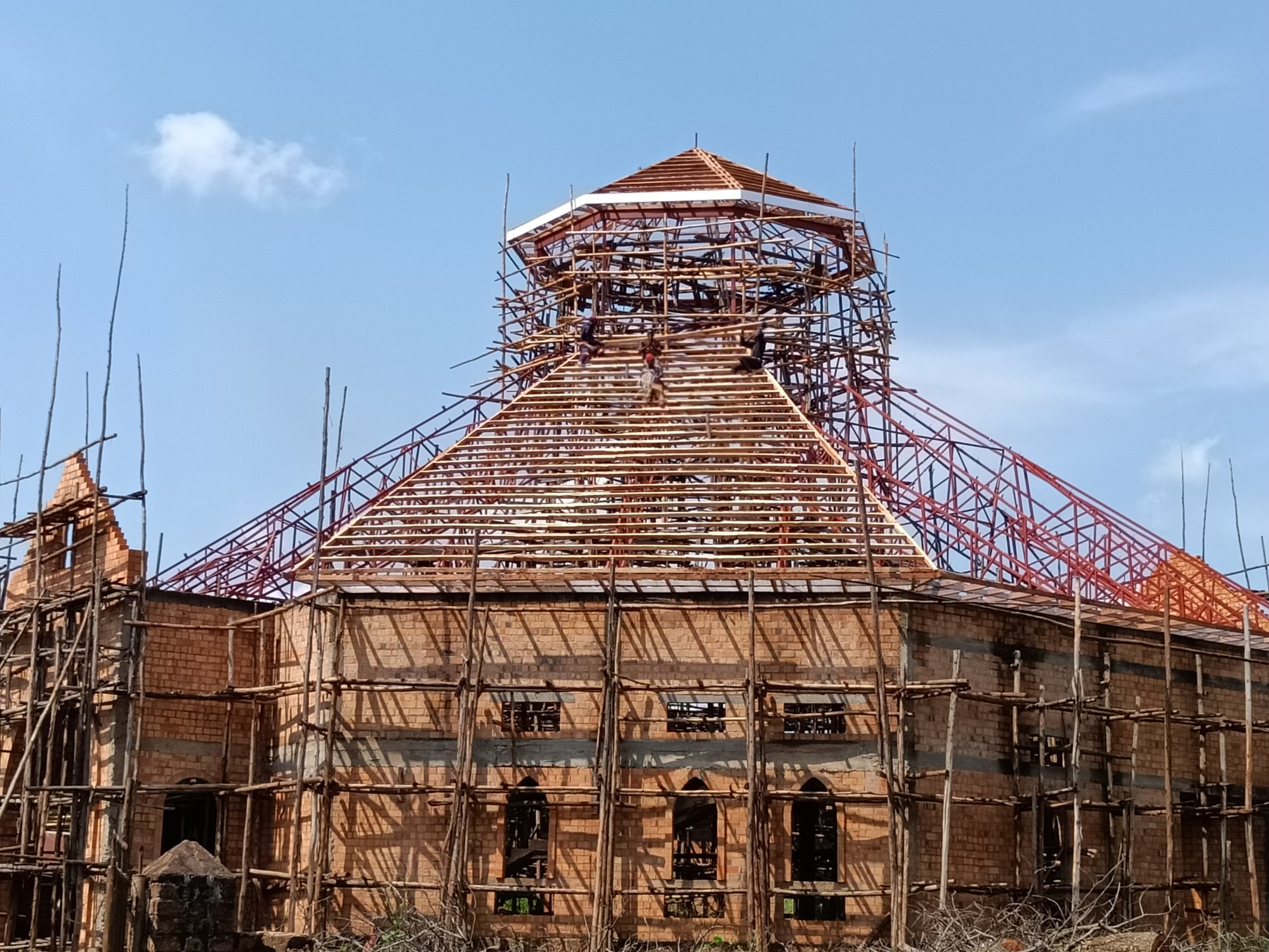 Kirchenneubau, Murro, Uganda
