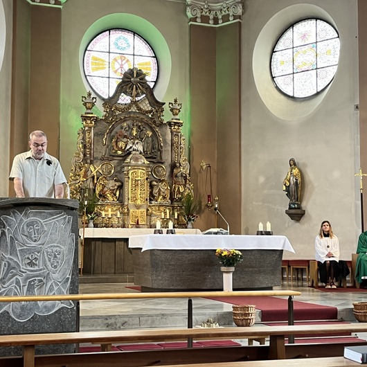 Begrüßung von Pfr. Leonard Bush in Kahl Begrüßung von Pfr. Leonard Bush in Kahl