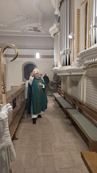 Festgottesdienst mit Segnung der instandgesetzten Orgel durch Weihbischof Paul Reder