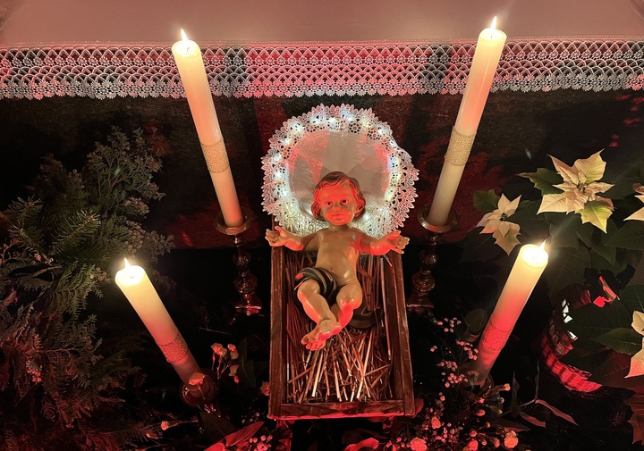 Christkind in der Krippe