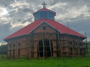 Kirchenneubau, Murro, Uganda