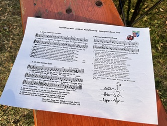 Zeltlager der Jugendfeuerwehr Ldkr. Aschaffenburg - Lagergottesdienst