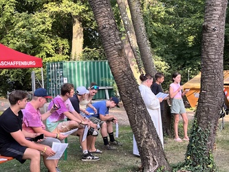 Zeltlager der Jugendfeuerwehr Ldkr. Aschaffenburg - Lagergottesdienst