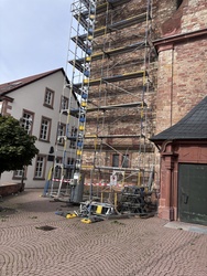Kirchturmsanierung an der Pfarrkirche St. Margareta Kahl
