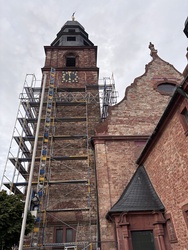 Kirchturmsanierung an der Pfarrkirche St. Margareta Kahl