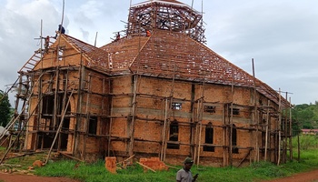 Kirchenneubau, Murro, Uganda