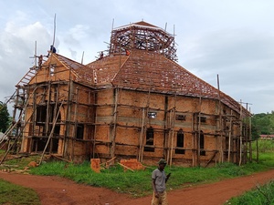 Kirchenneubau, Murro, Uganda