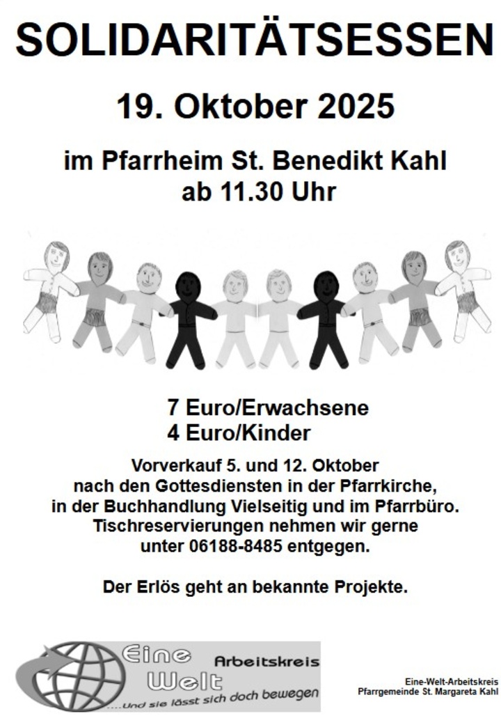 Solidaritätsessen in Kahl