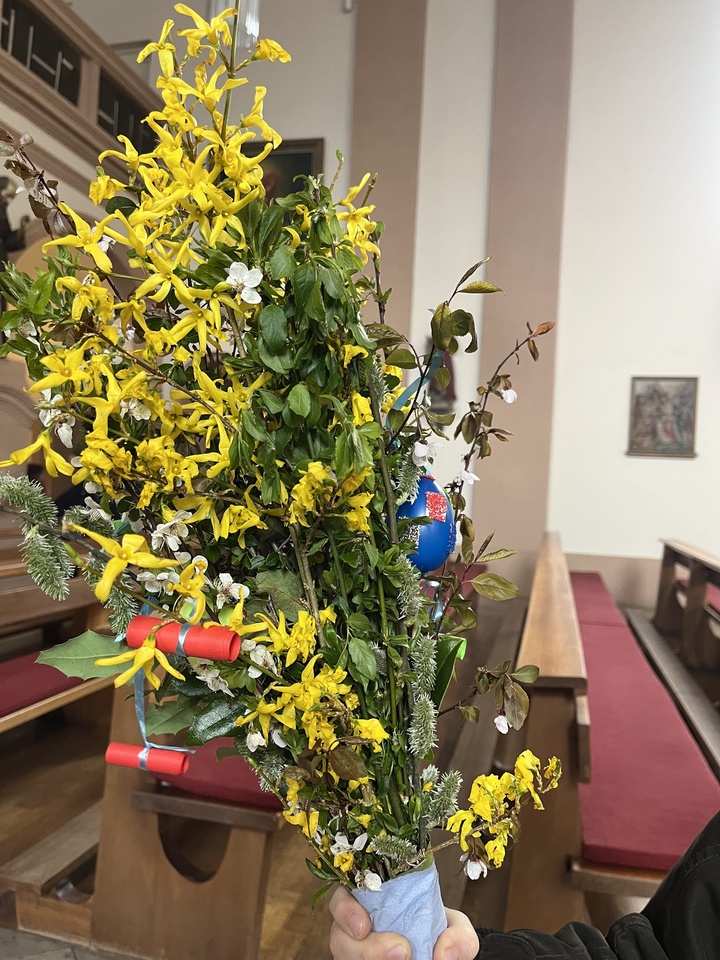 Palmbuschen der Kahler Erstkommunionkinder