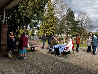 Begegnungs-Kaffee auf dem Kahler Waldfriedhof
