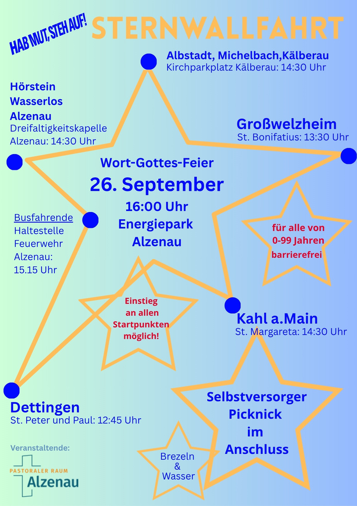 Sternwallfahrt des PR Alzenau