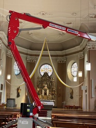 Reinigung in der Pfarrkirche St. Margareta Kahl