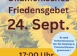 Ökumenisches Friedensgebet auf dem Marktplatz Kahl