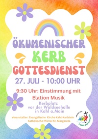 Pilgerinnen und Pilger der Hoffnung - ökumenischer Kerb-Gottesdienst in Kahl