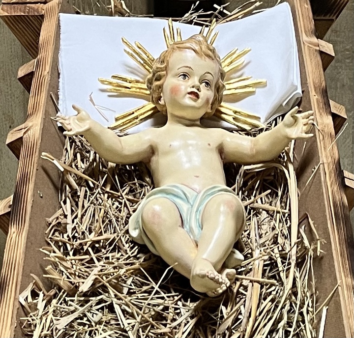 Christkind in der Krippe