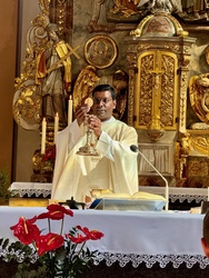 Festgottesdienst zur Einweihung Schützenheim Kahl